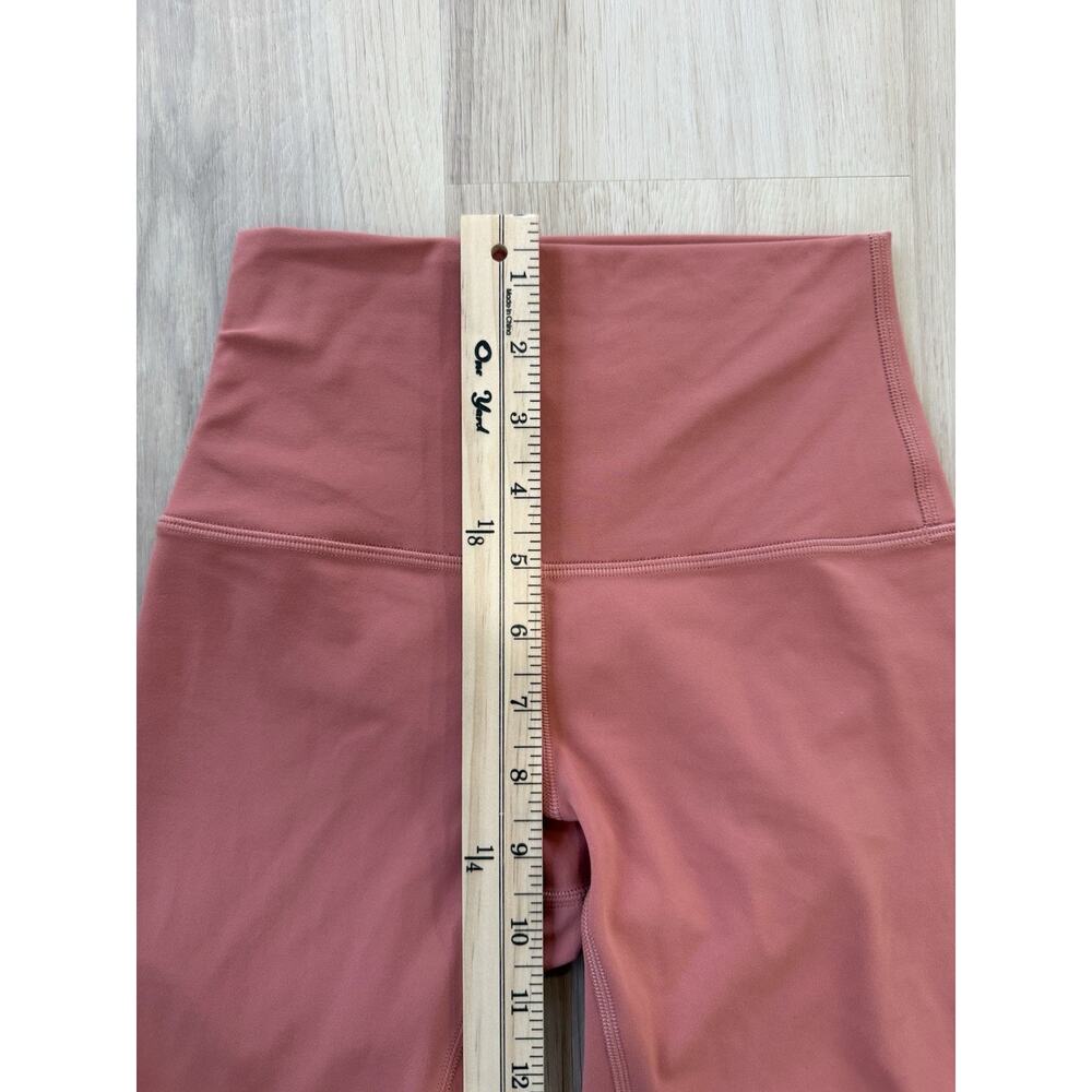 Lululemon Align Pant II High Rise 25" Cool Womens Size 2 Rustic Coral - Picture 7 of 10